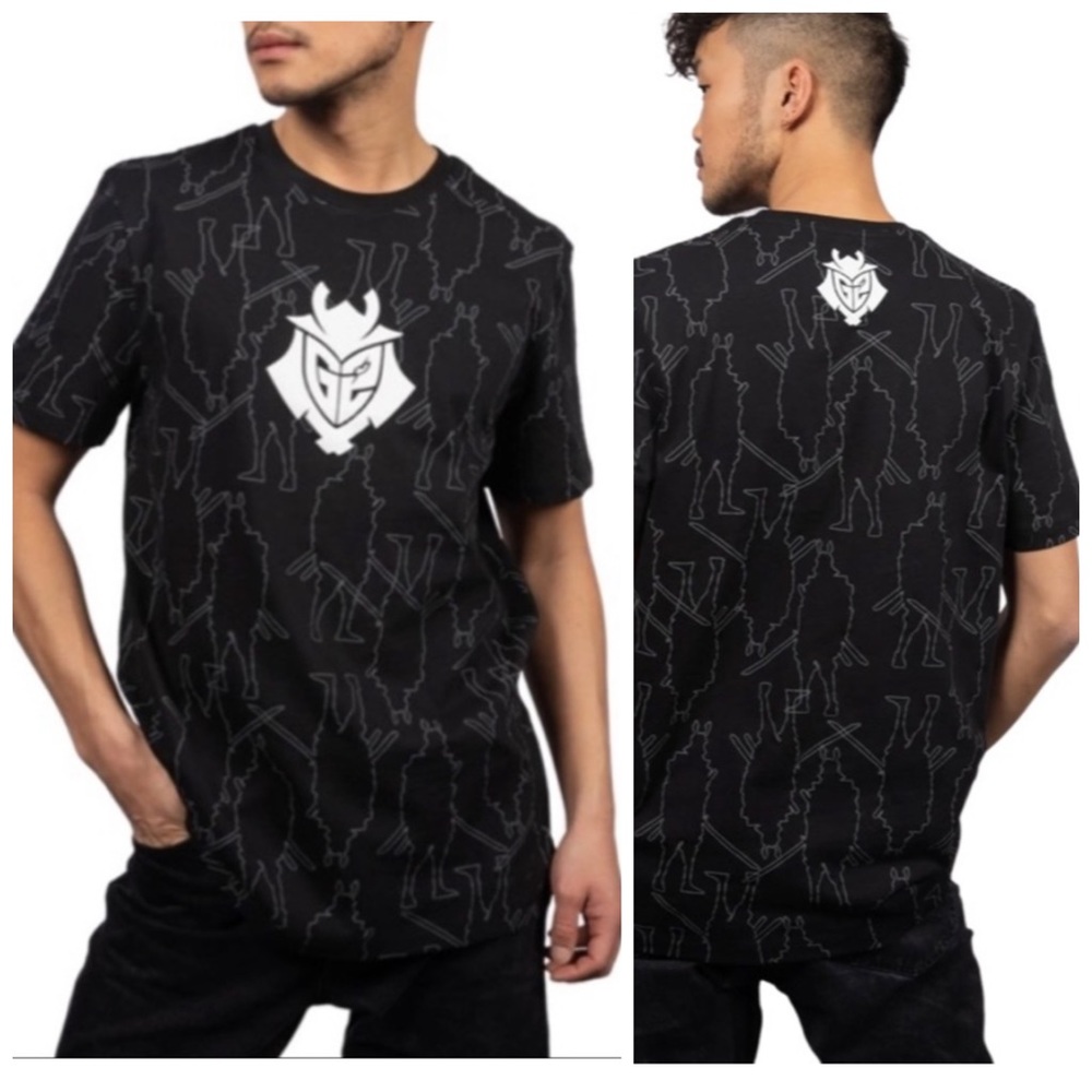 Difuzed Gamers2, G2 Esport Team Logo Black T-Shirt Size XL